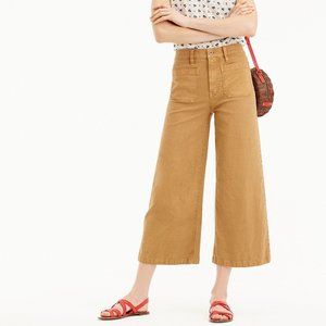 J. Crew Point Sur 27P Wide Legged Cropped Pants